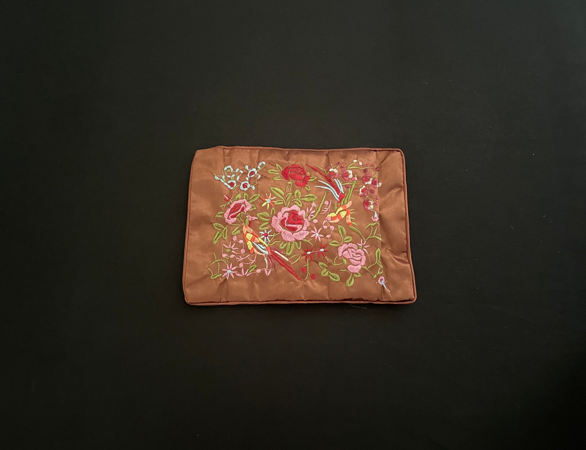 Brown Flower Jewellery Wrap image 2