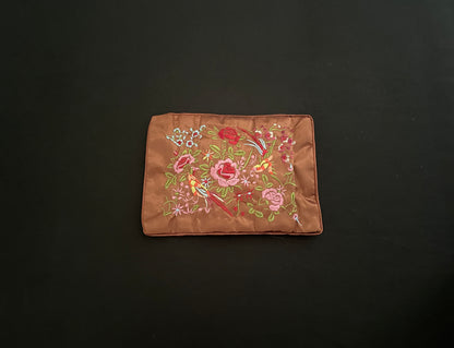 Brown Flower Jewellery Wrap image 2