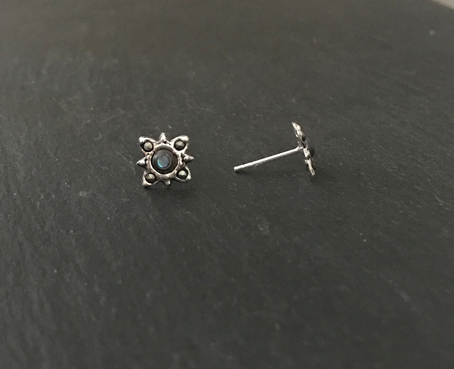 Marcasite and Gemstone Studs image 5
