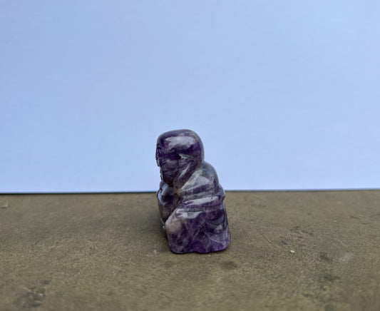 Amethyst Buddha image 1