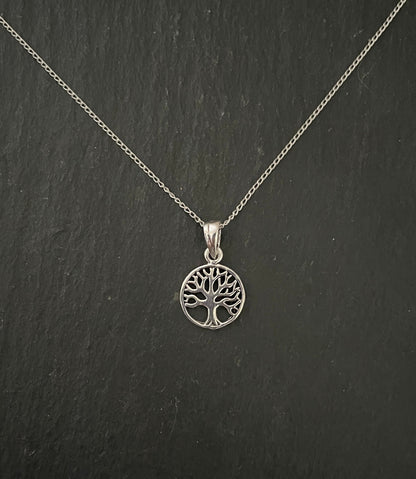 Small Silver Tree of Life Pendant image 0