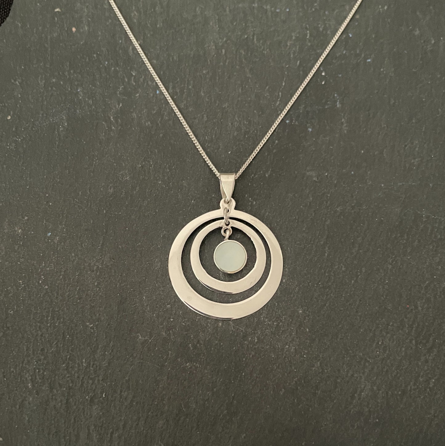 Mother of Pearl and Silver Pendant image 0