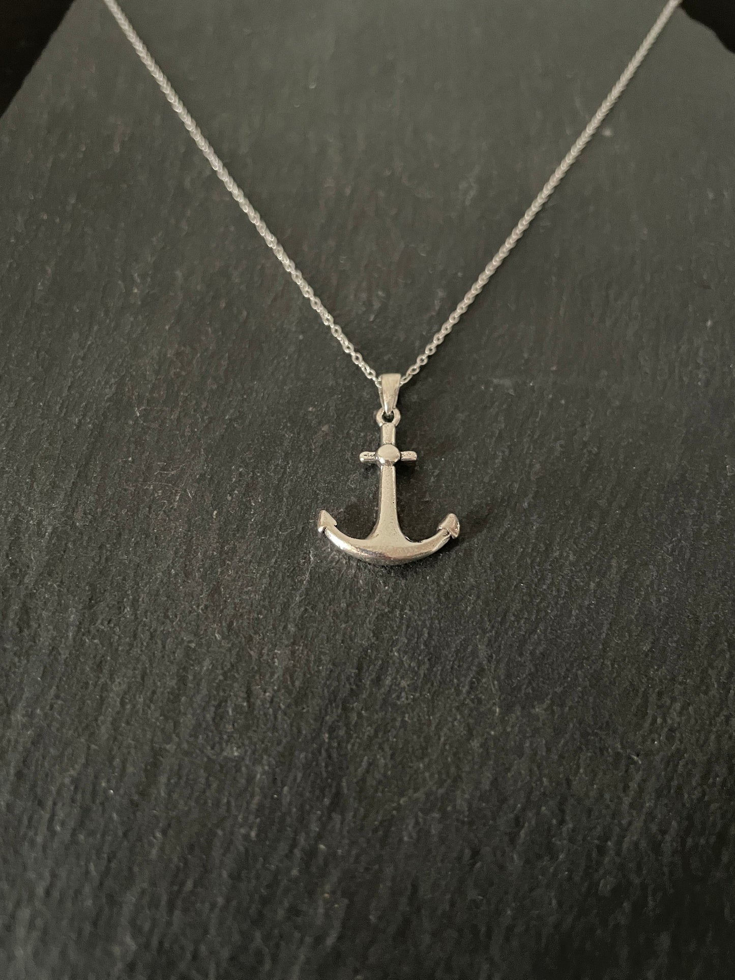Silver Anchor Pendant image 1