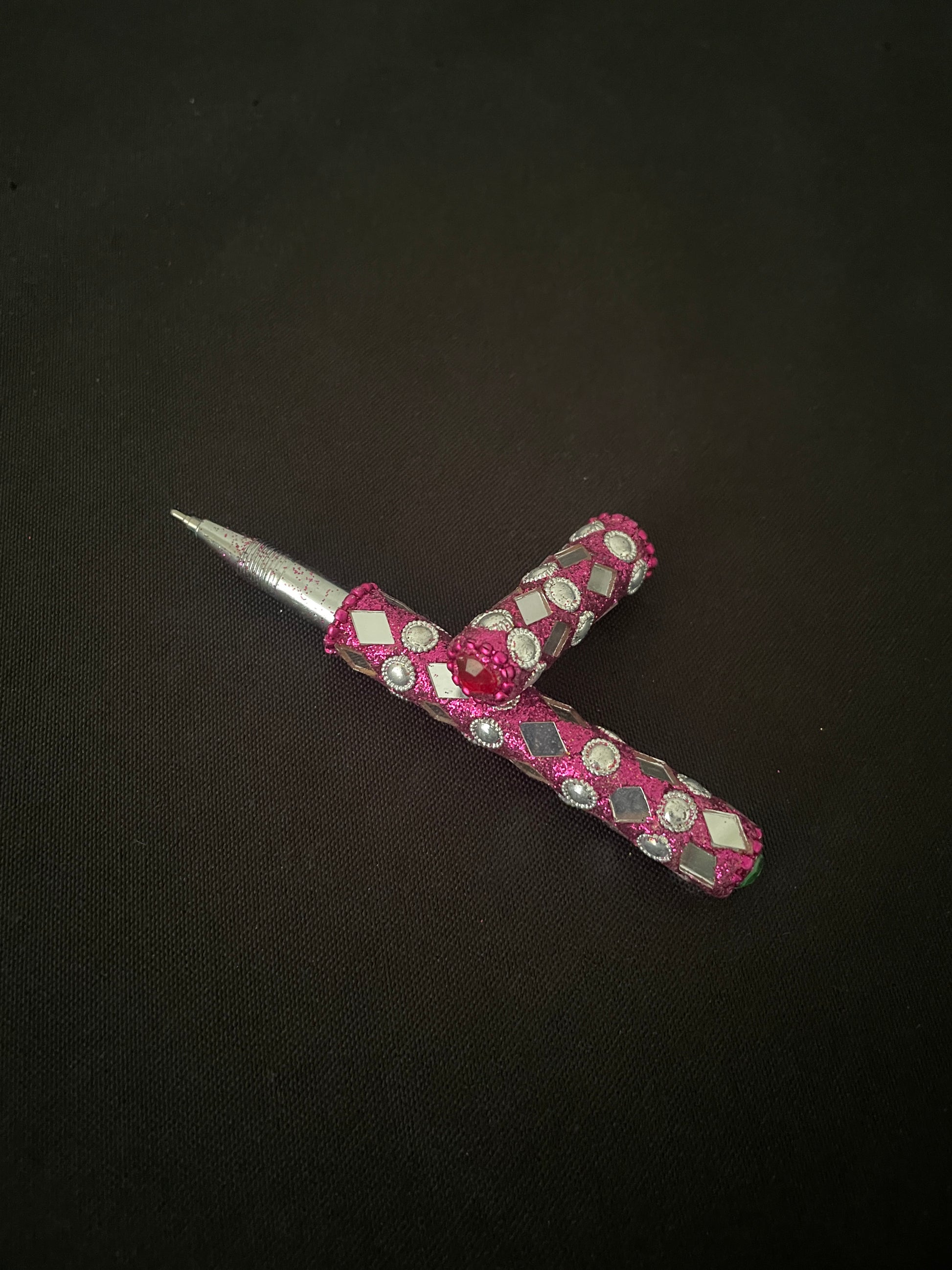 Hot Pink Glitter Pen image 1