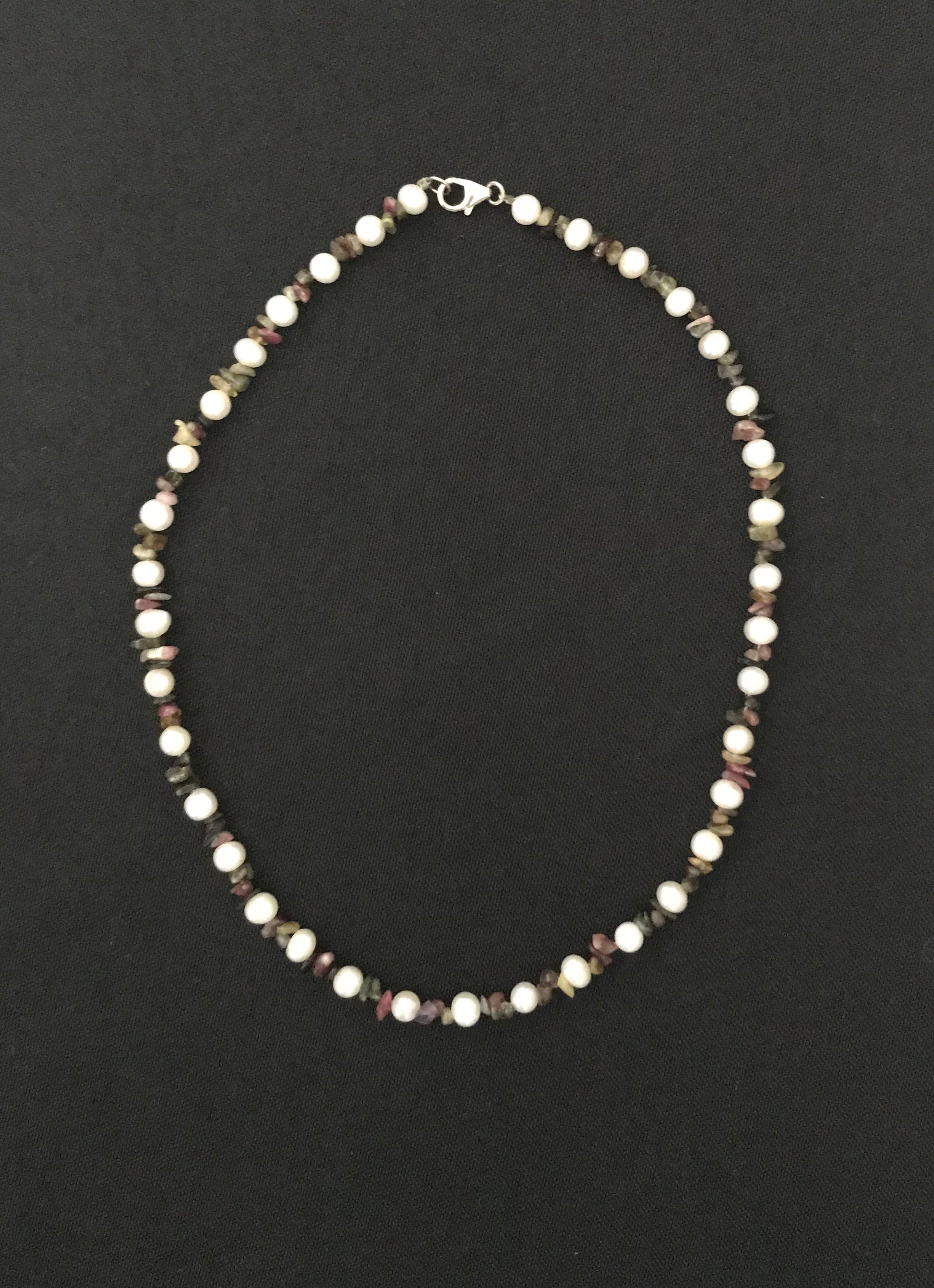 Pearl and Gemstone Necklace image 3