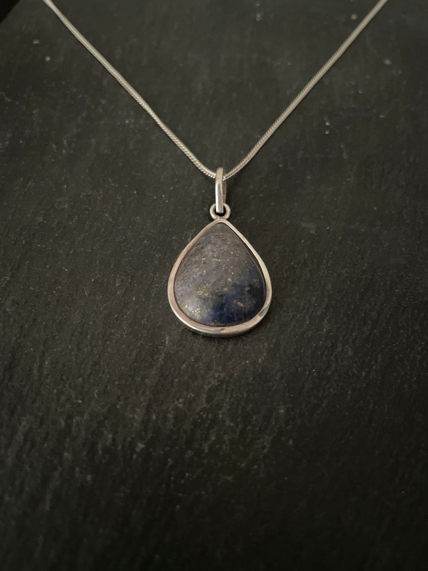 Lapis Lazuli Teardrop Pendant image 1