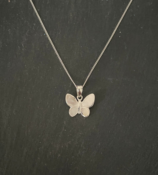 Mother of Pearl Butterfly Pendant image 0