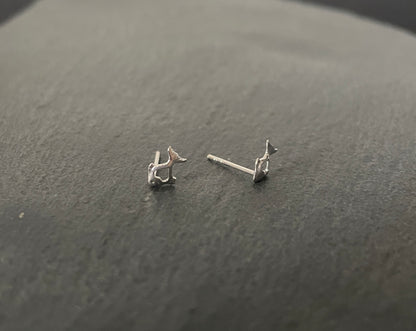 Silver Fish Studs image 1