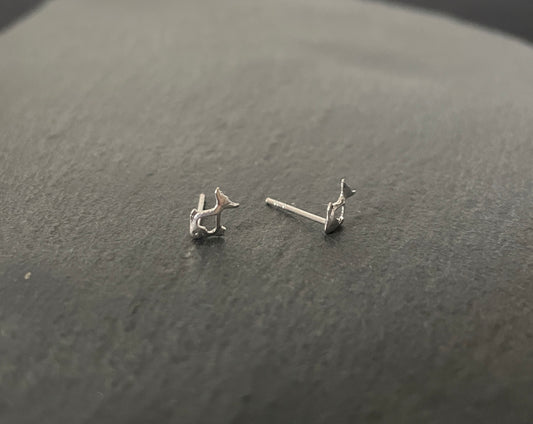 Silver Fish Studs image 1