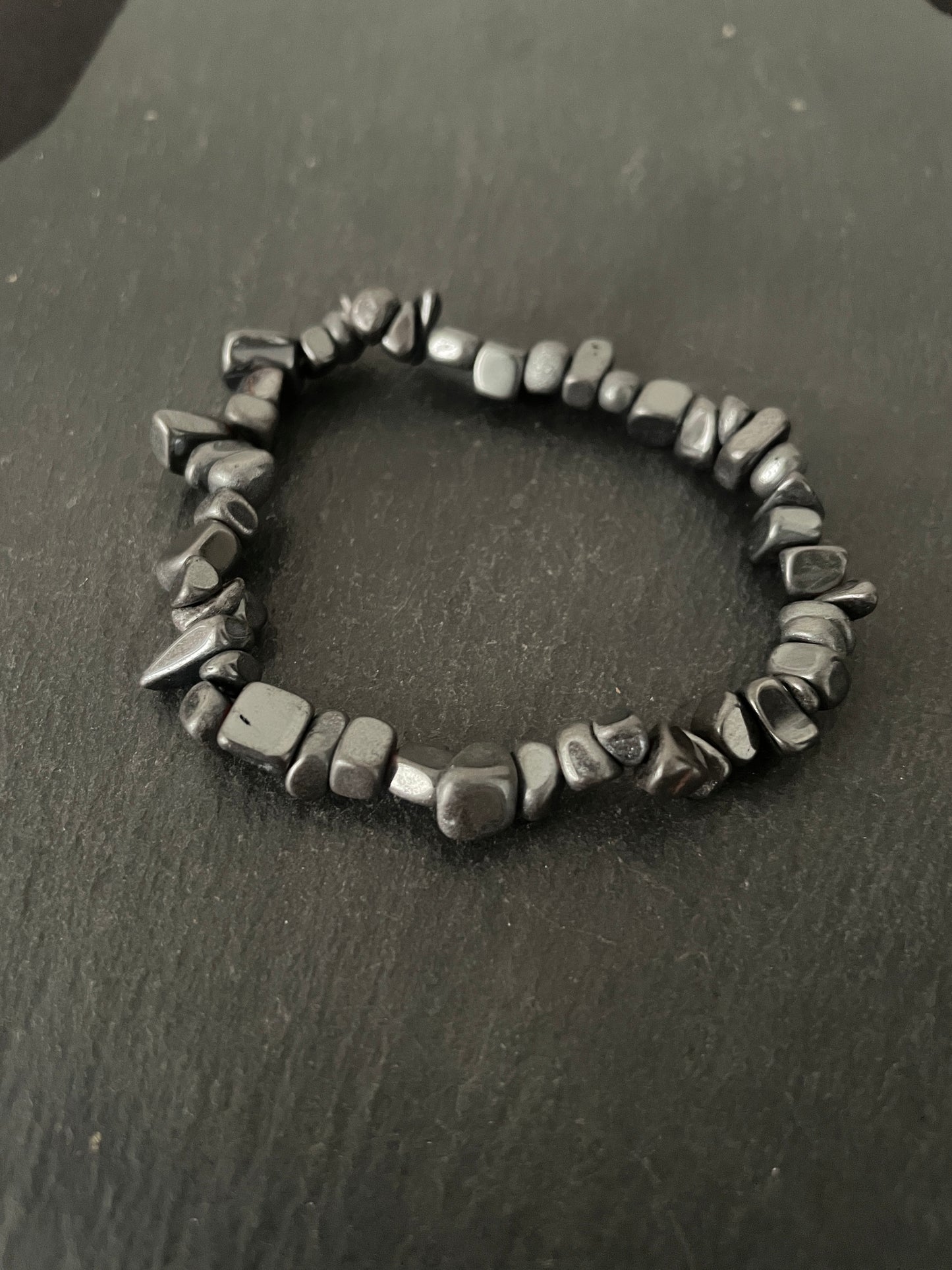 Hematite Chip Bracelet image 1