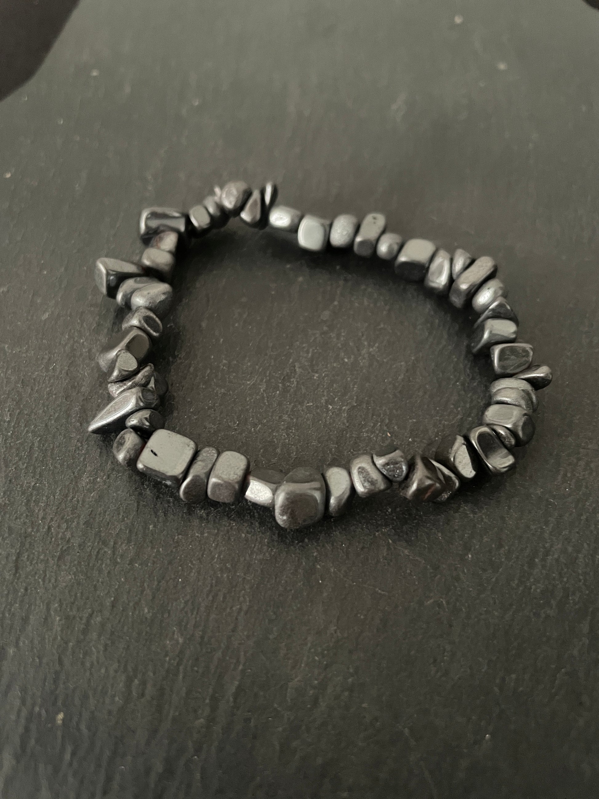 Hematite Chip Bracelet image 1