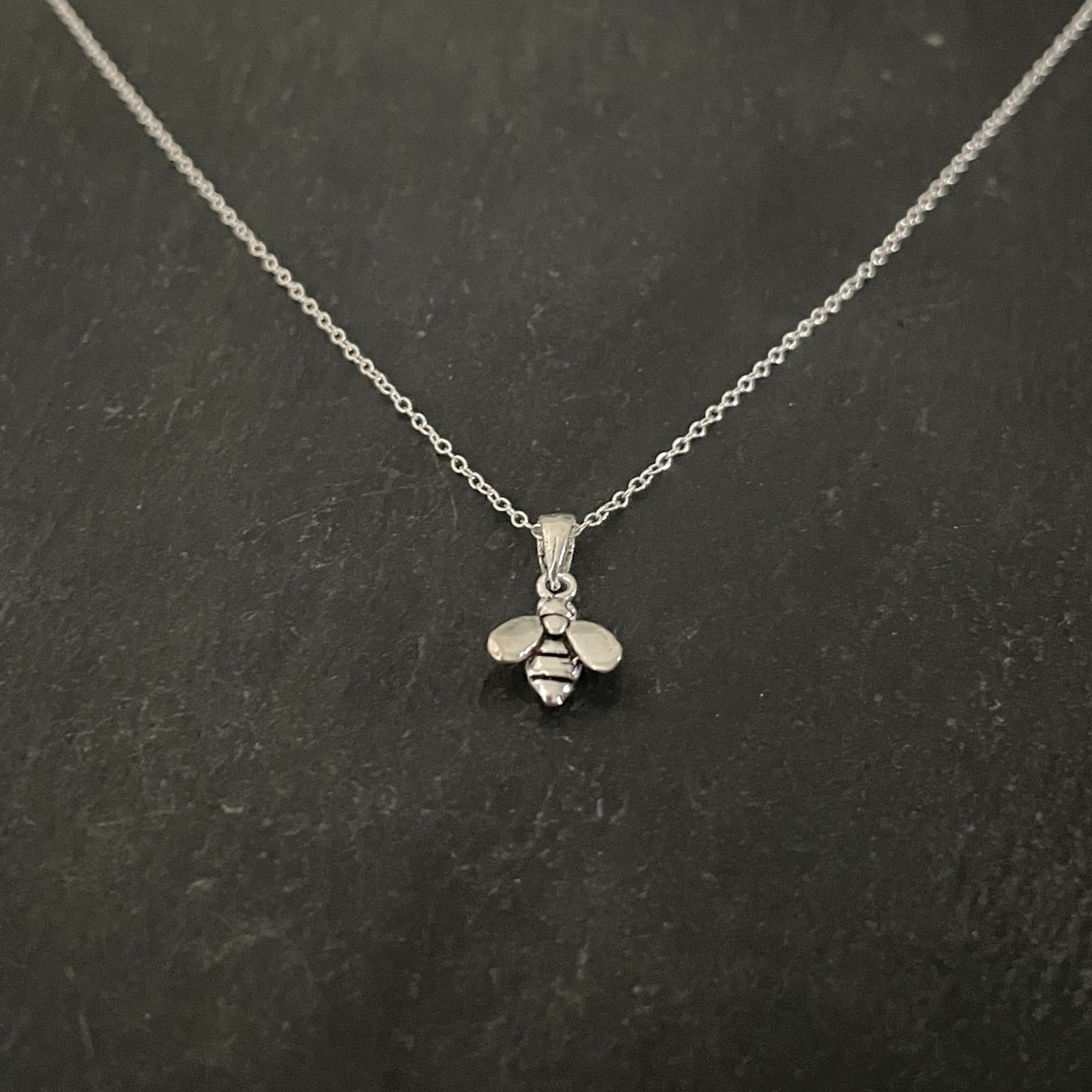 Silver Bee Pendant image 1