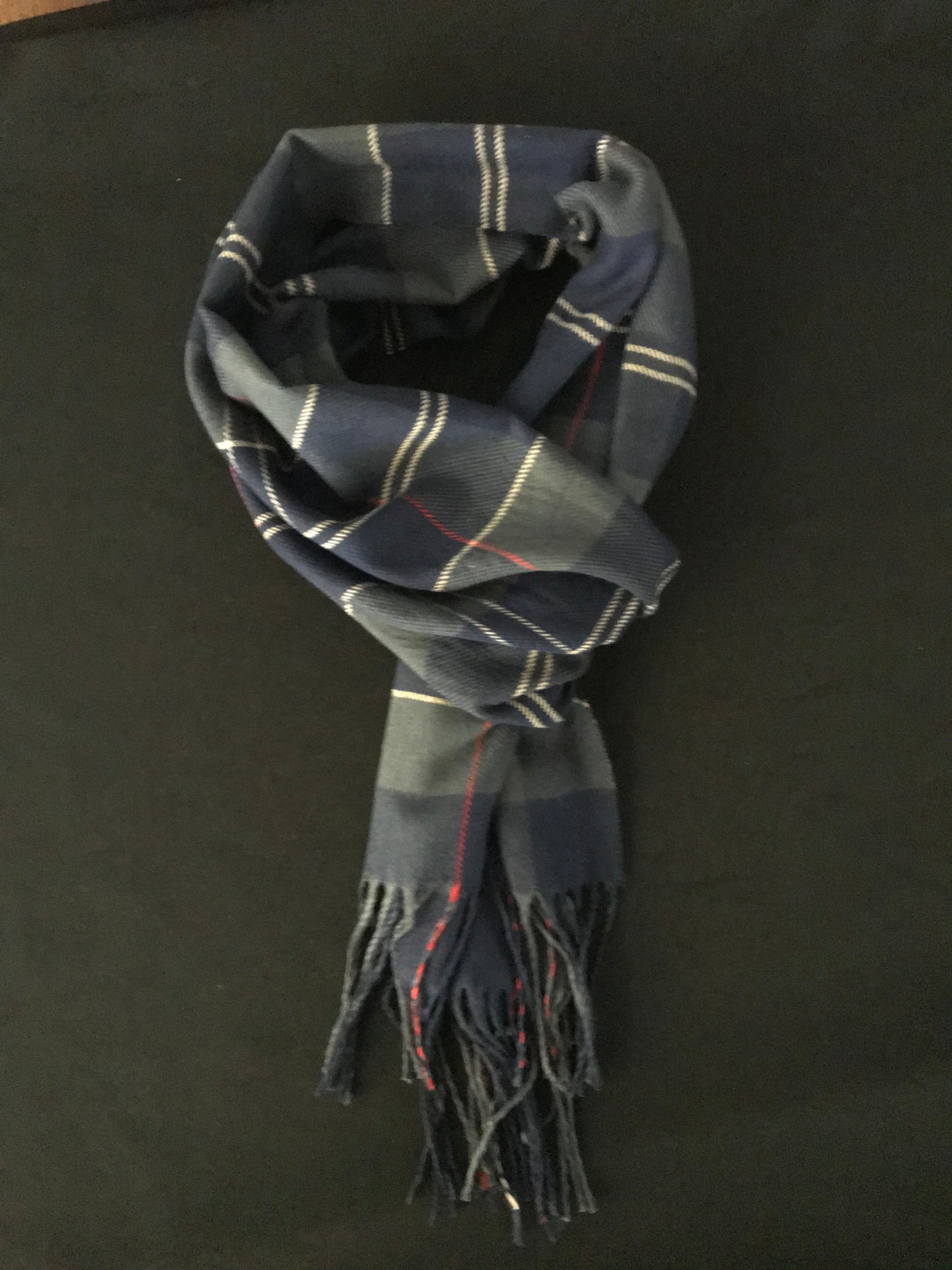 Dark Green and Blue Scarf image 0