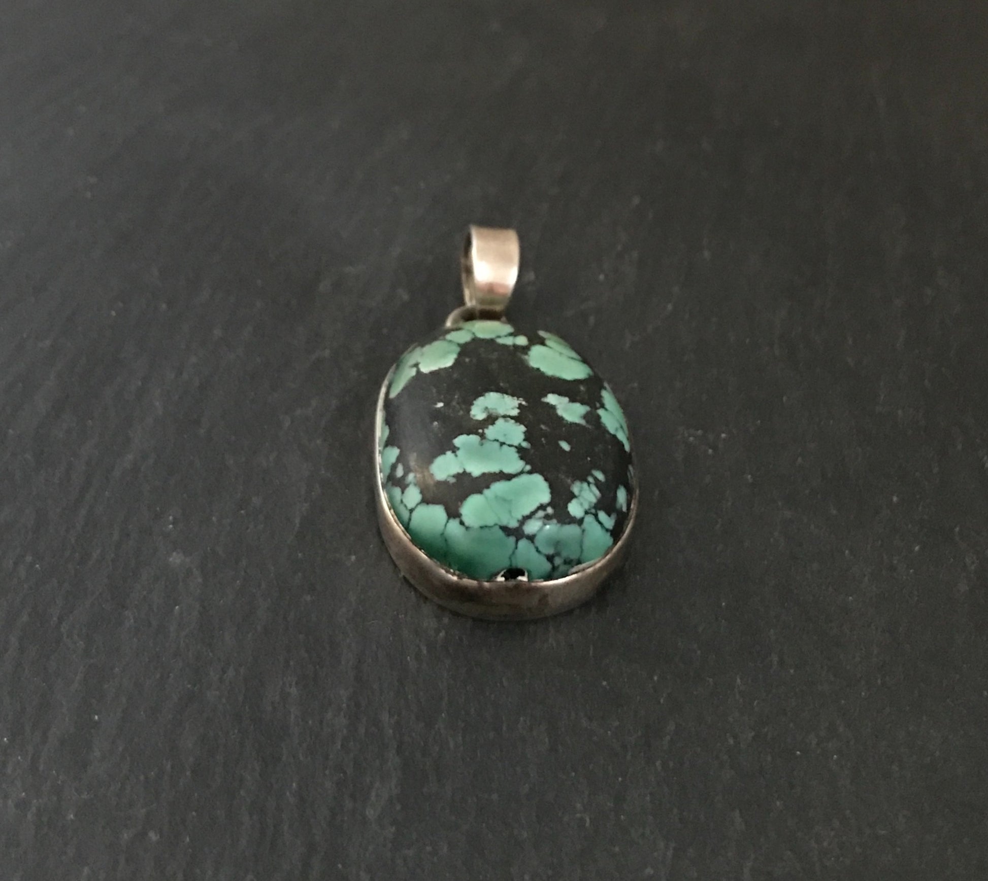 Turquoise Oval Pendant image 2