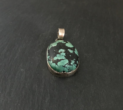Turquoise Oval Pendant image 2