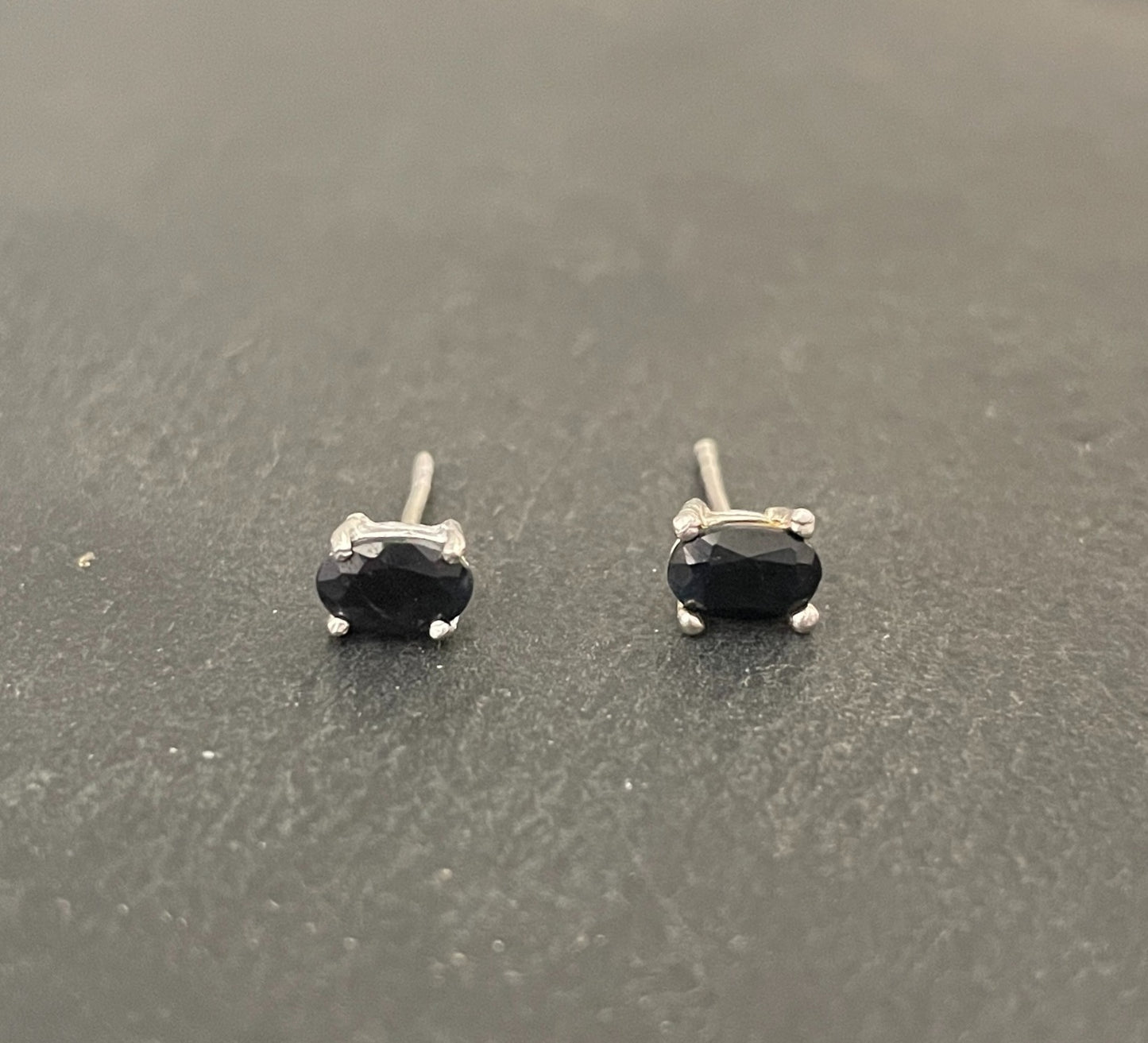 Oval Sapphire Studs image 0