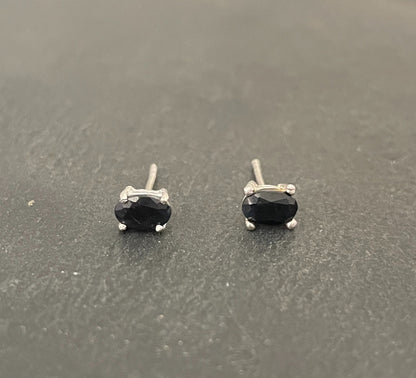 Oval Sapphire Studs image 0