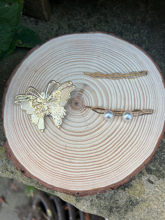 Set of 3 Hair Clips image 0