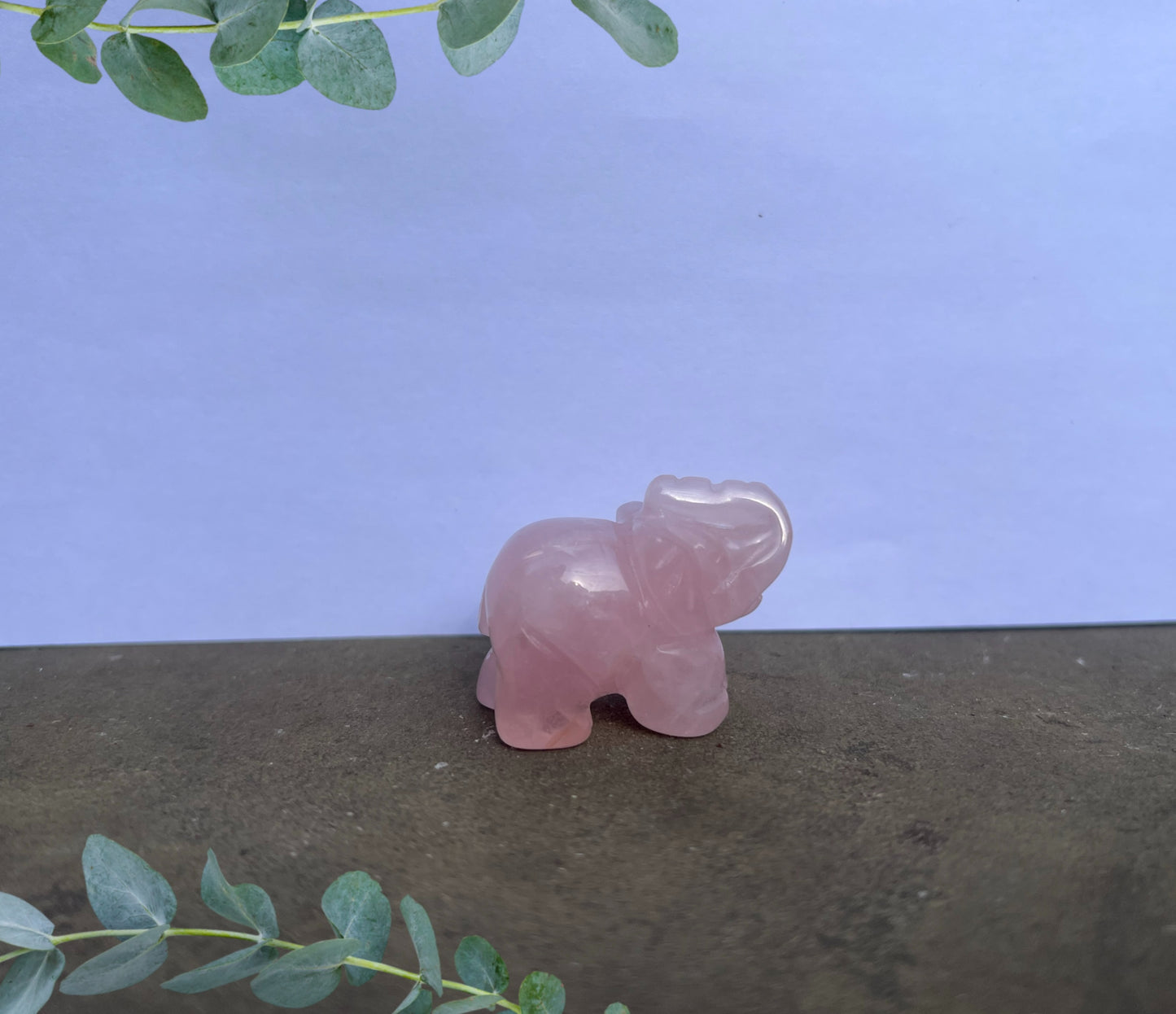 Rose Quartz Elephant image 0