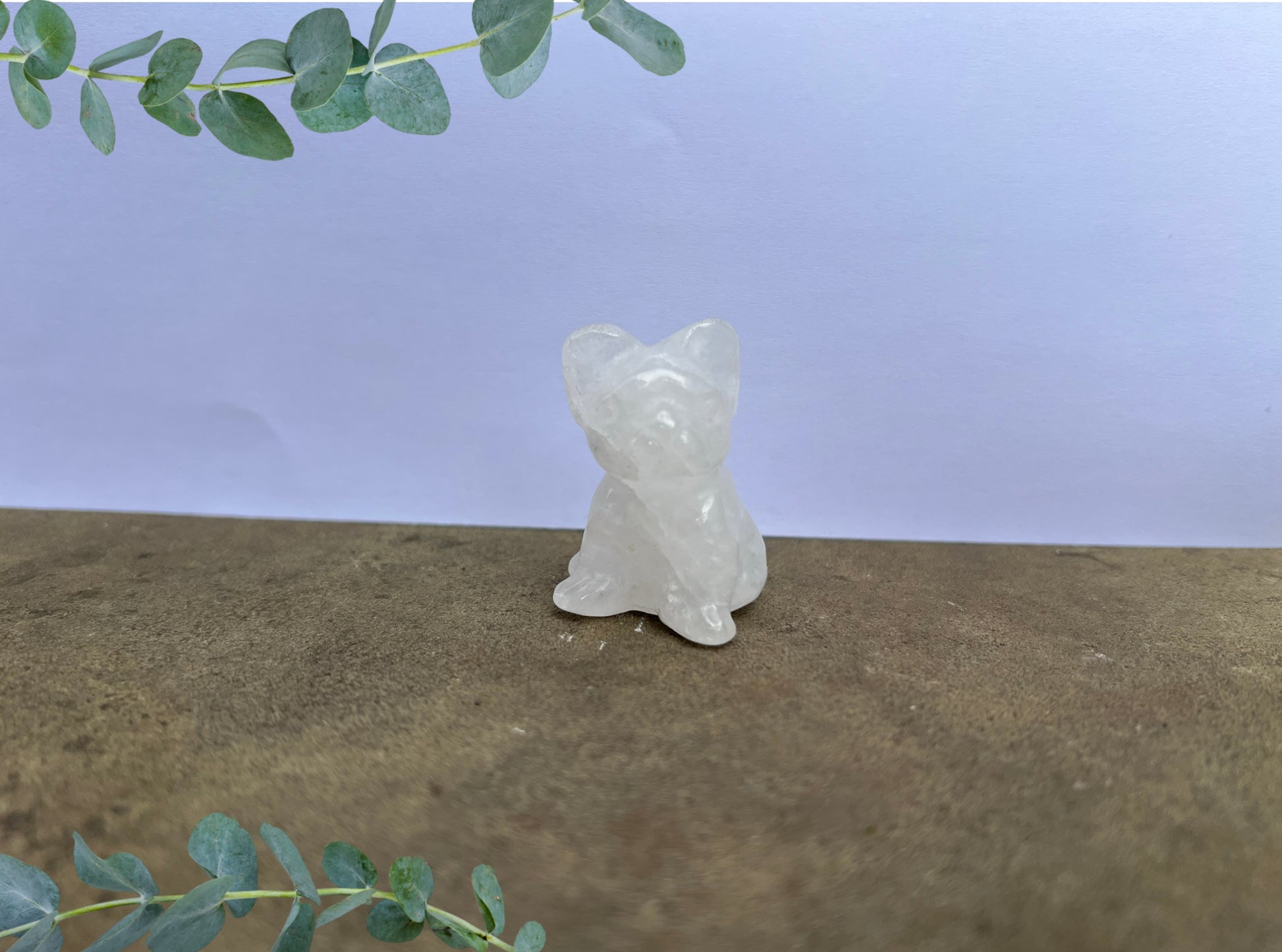 Clear Quartz French Bulldog image 0