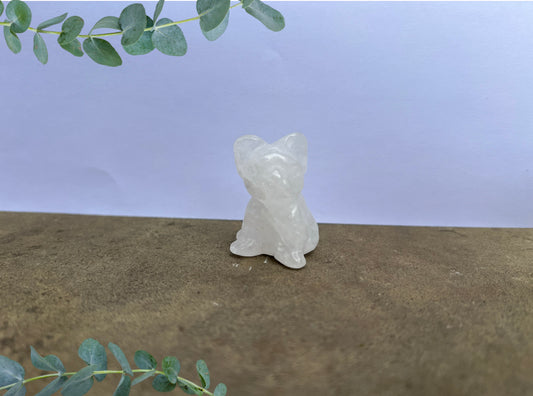 Clear Quartz French Bulldog image 0