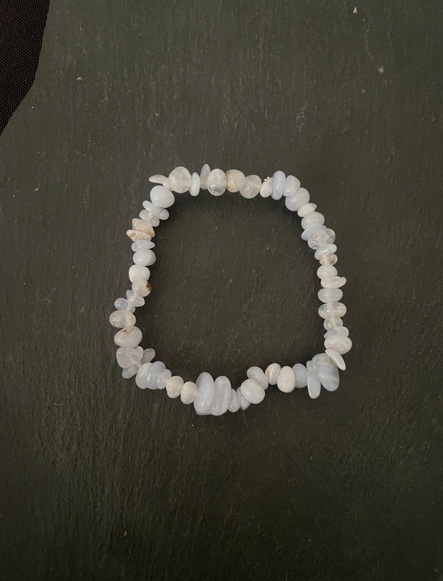 Blue Lace Agate Chip Bracelet image 1