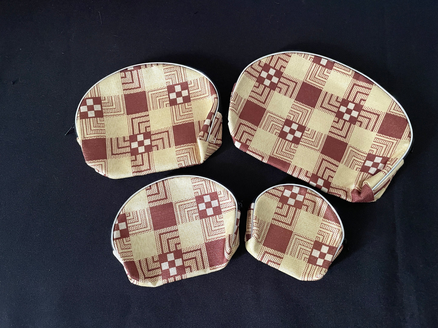 Set of 4 Brown Purses image 1