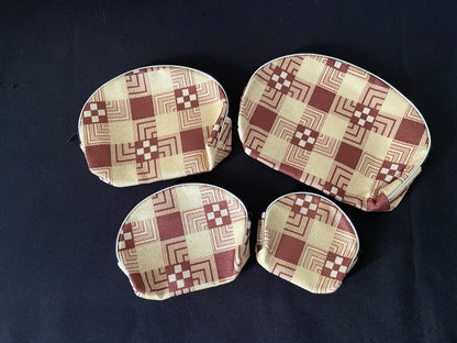 Set of 4 Brown Purses image 1