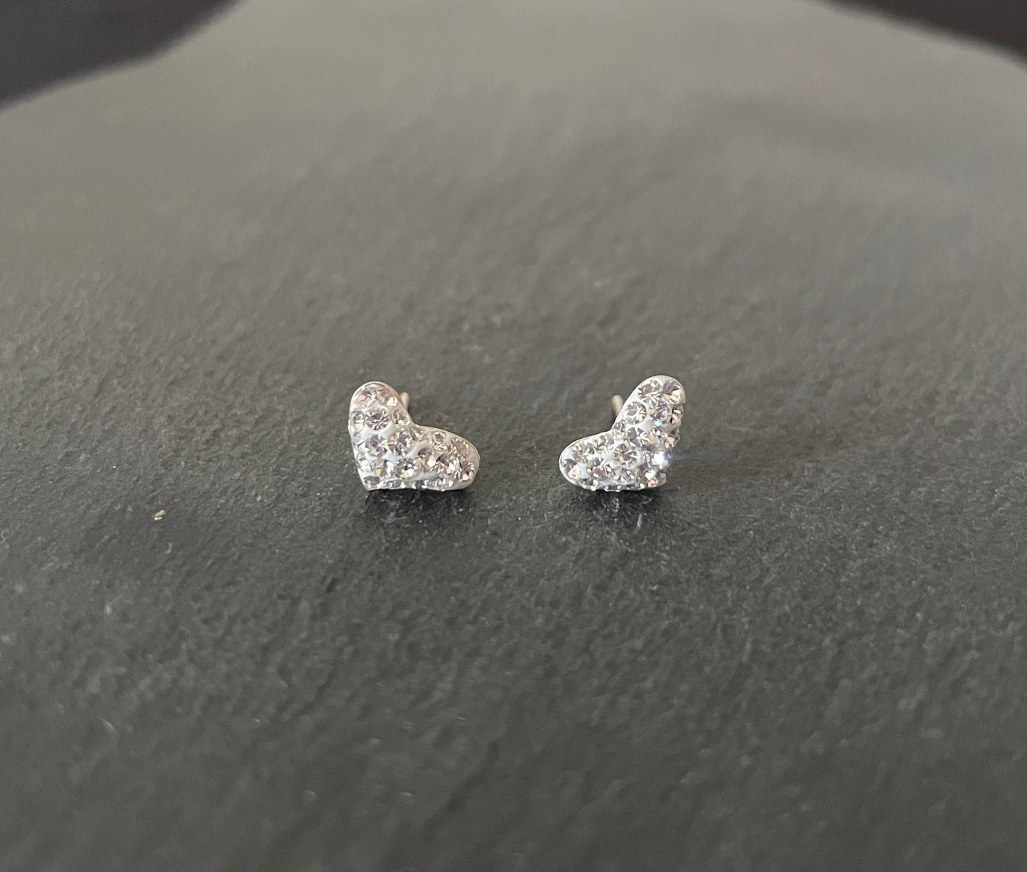 Cubic Zirconia Heart Stud Earrings image 4