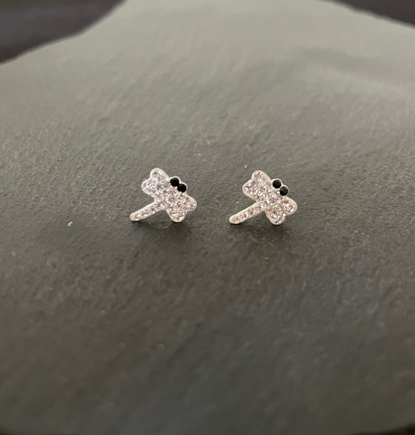 Cubic Zirconia Dragonfly Stud Earrings image 4