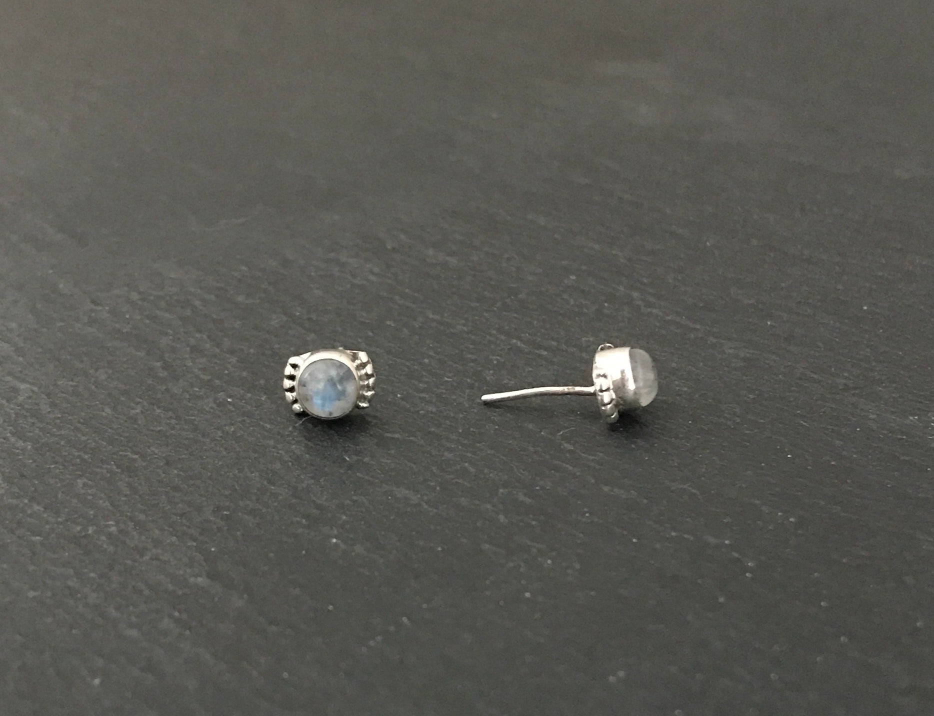 Moonstone Studs image 1