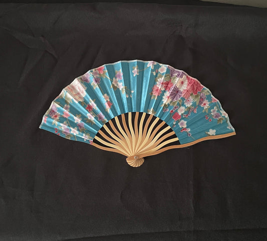 Light Blue Handheld Fan