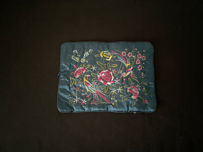Dark Teal Flower Jewellery Wrap image 1