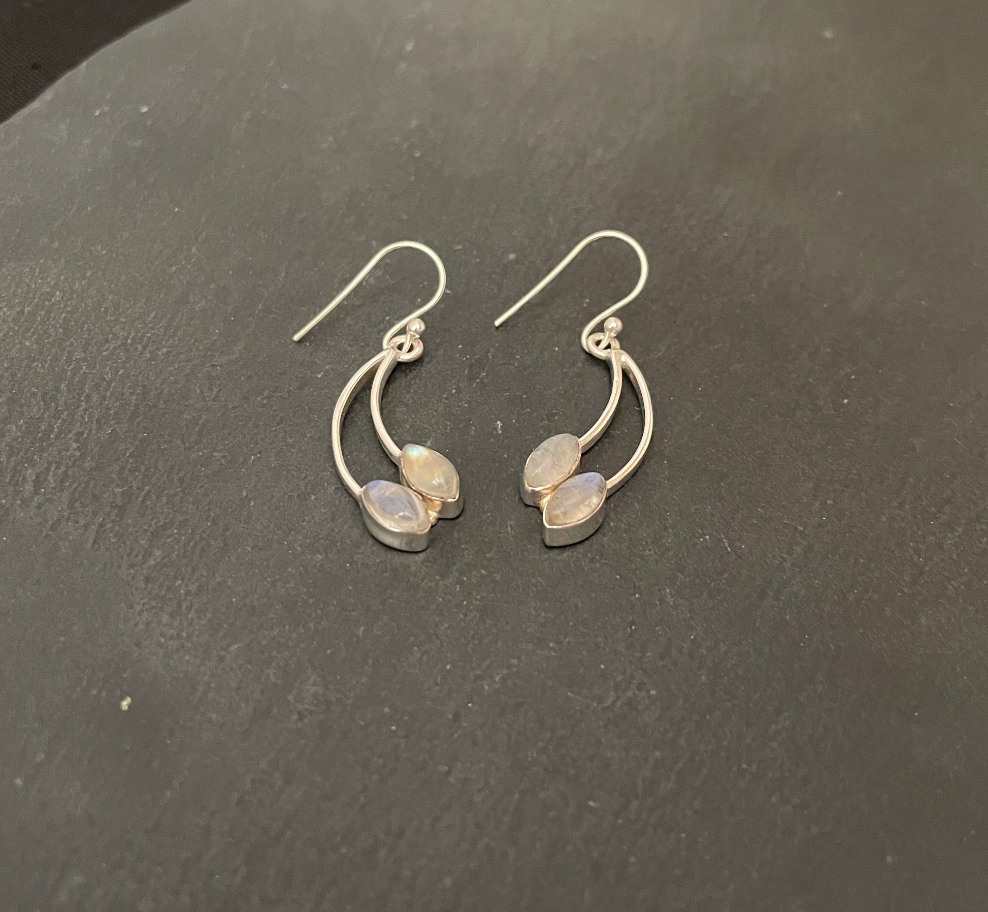 Moonstone Drop Earrings image 1