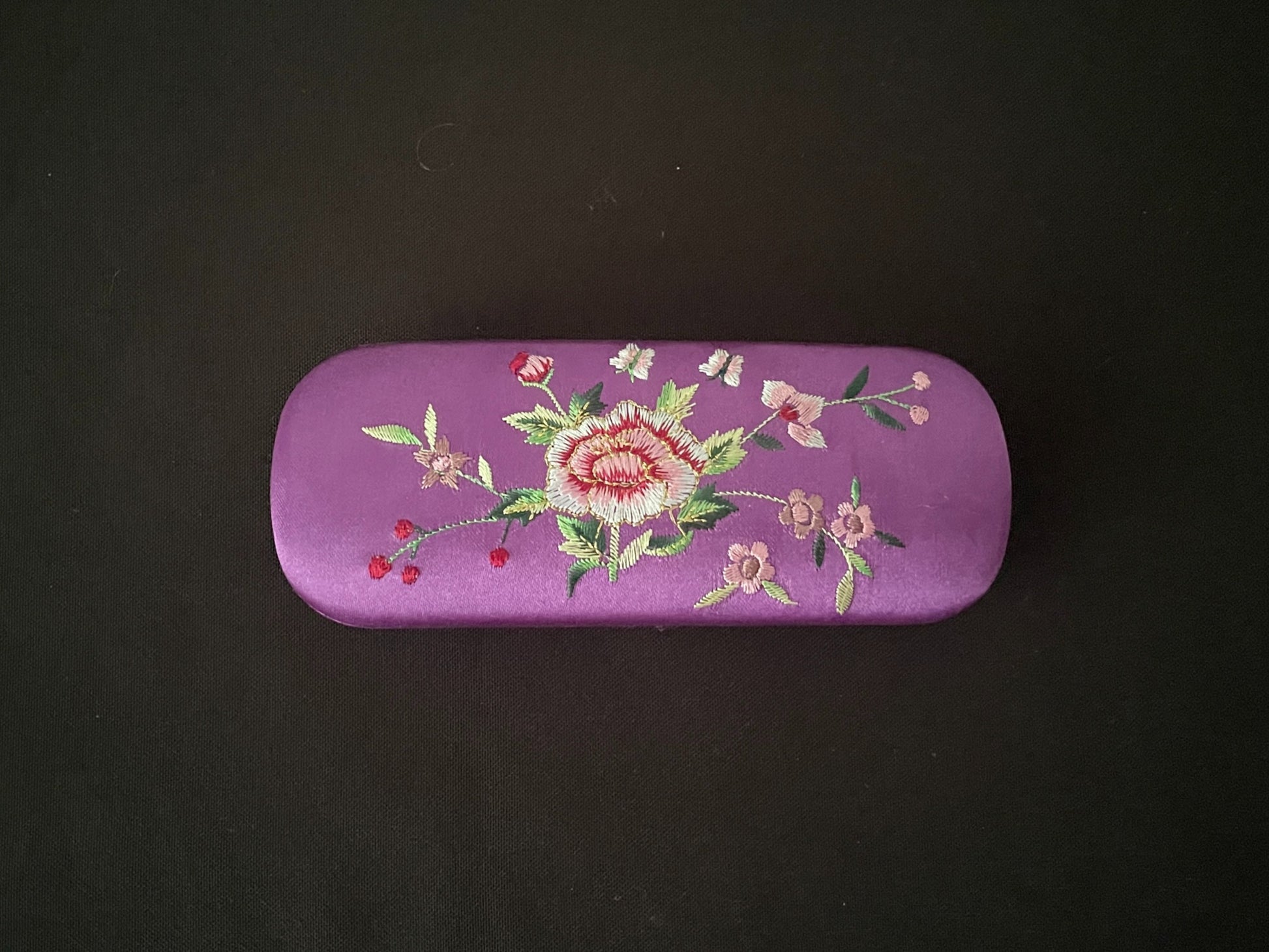 Embroided Flower Glasses Case image 0
