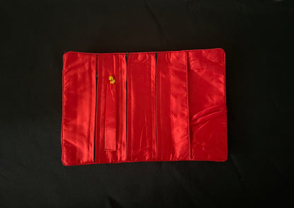 Red Flower Jewellery Wrap