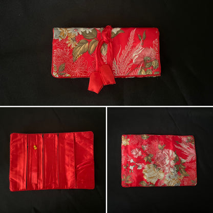 Red Flower Jewellery Wrap