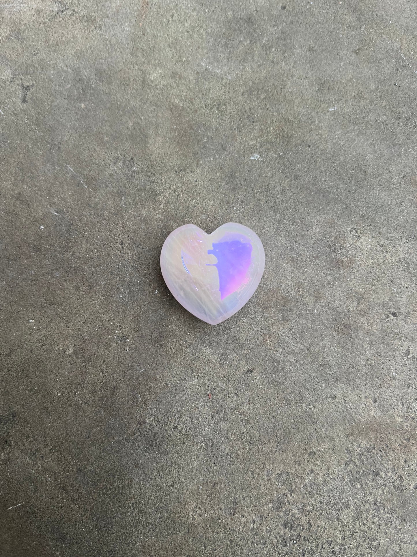 Rose Quartz Aura Heart image 1