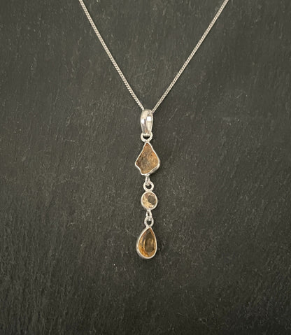 Citrine and Silver Pendant image 0