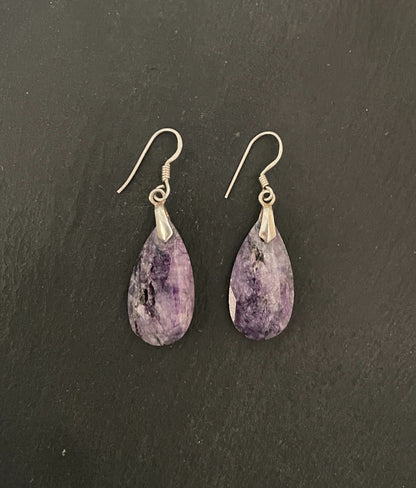 Sapphire Teardrop Earrings image 0