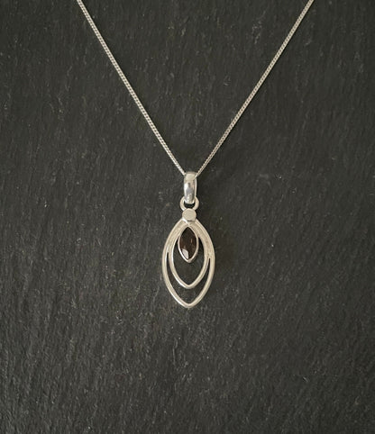 Smokey Quartz and Silver Pendant image 0