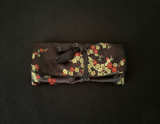 Black Flower Jewellery Wrap image 1