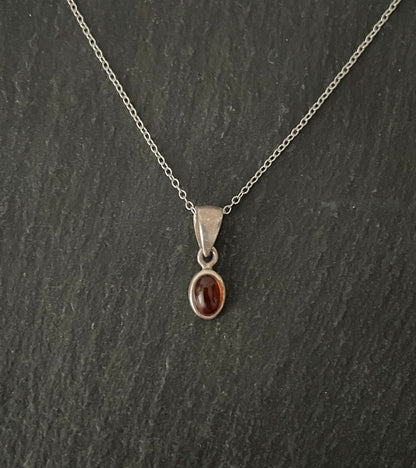 Amber Oval Pendant image 0