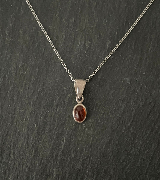 Amber Oval Pendant image 0