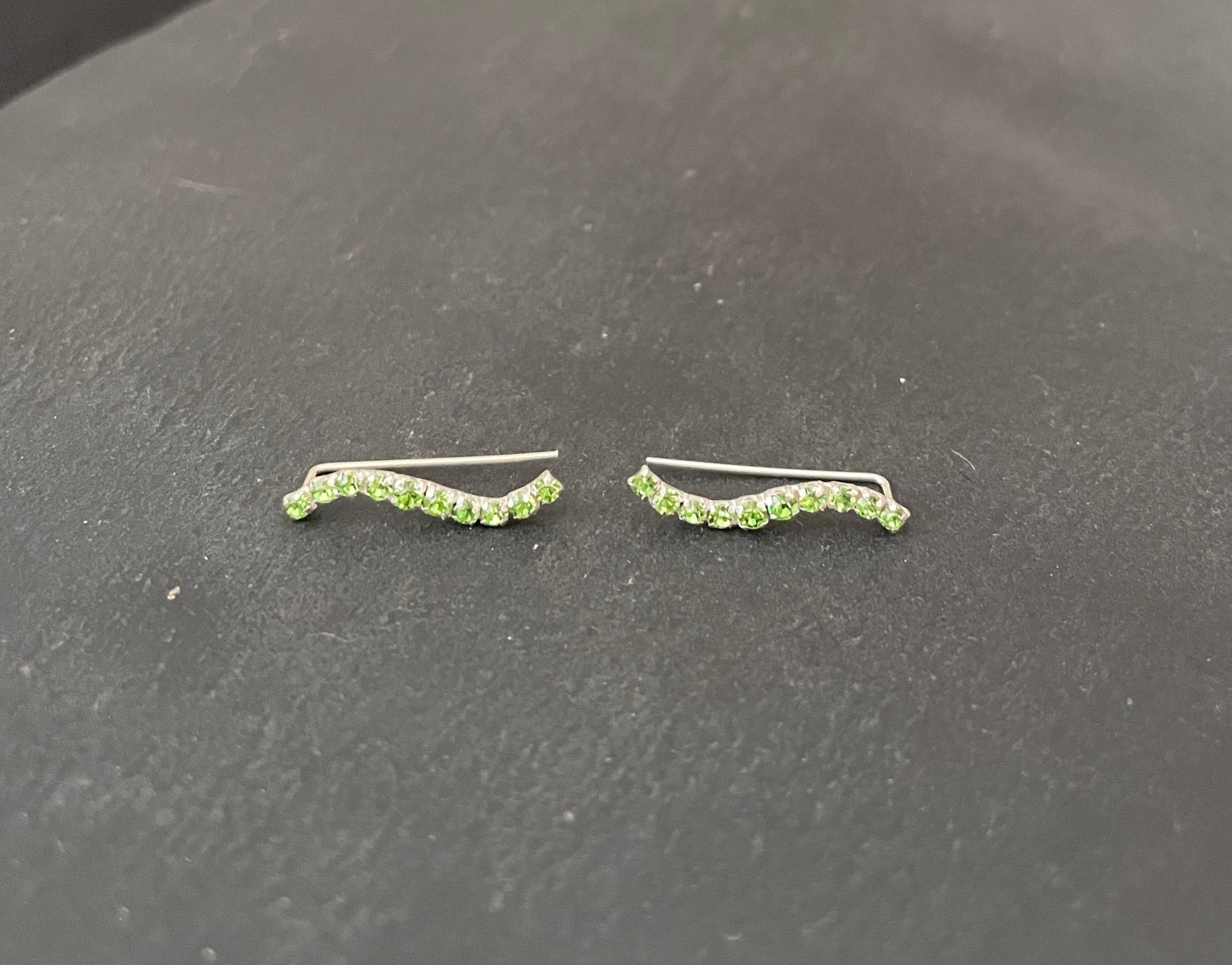 Cubic Zirconia Single Row Wave Ear Climbers image 4