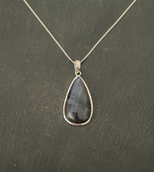 Labradorite Teardrop Pendant image 0