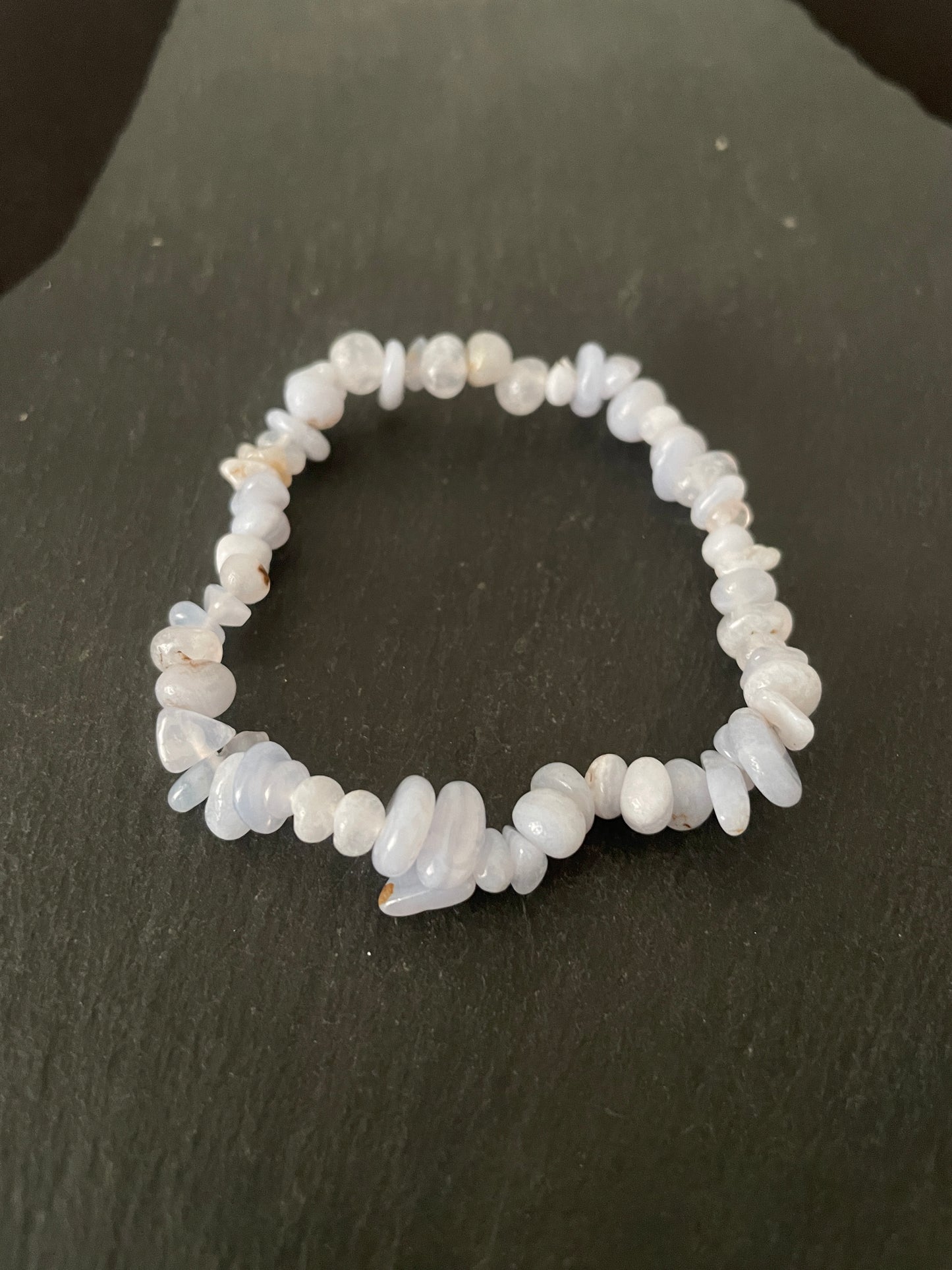 Blue Lace Agate Chip Bracelet image 0