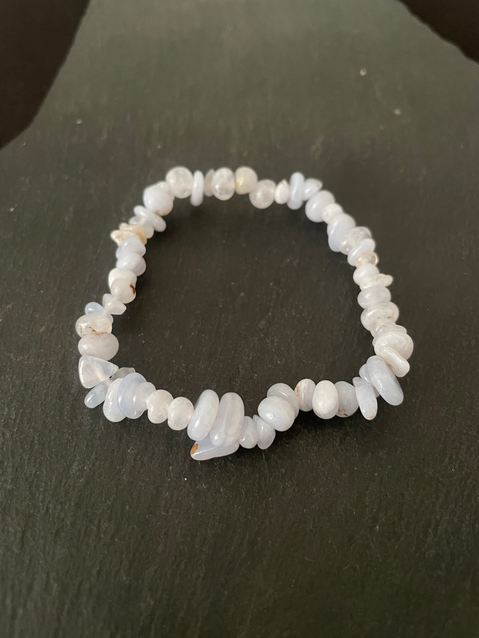 Blue Lace Agate Chip Bracelet image 0