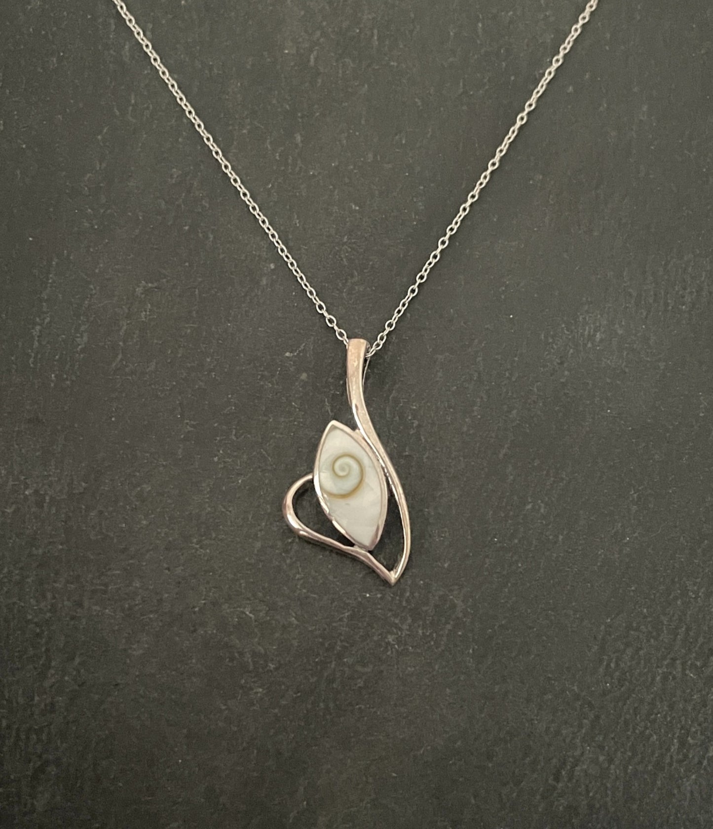 Shiva Shell and Silver Pendant image 0
