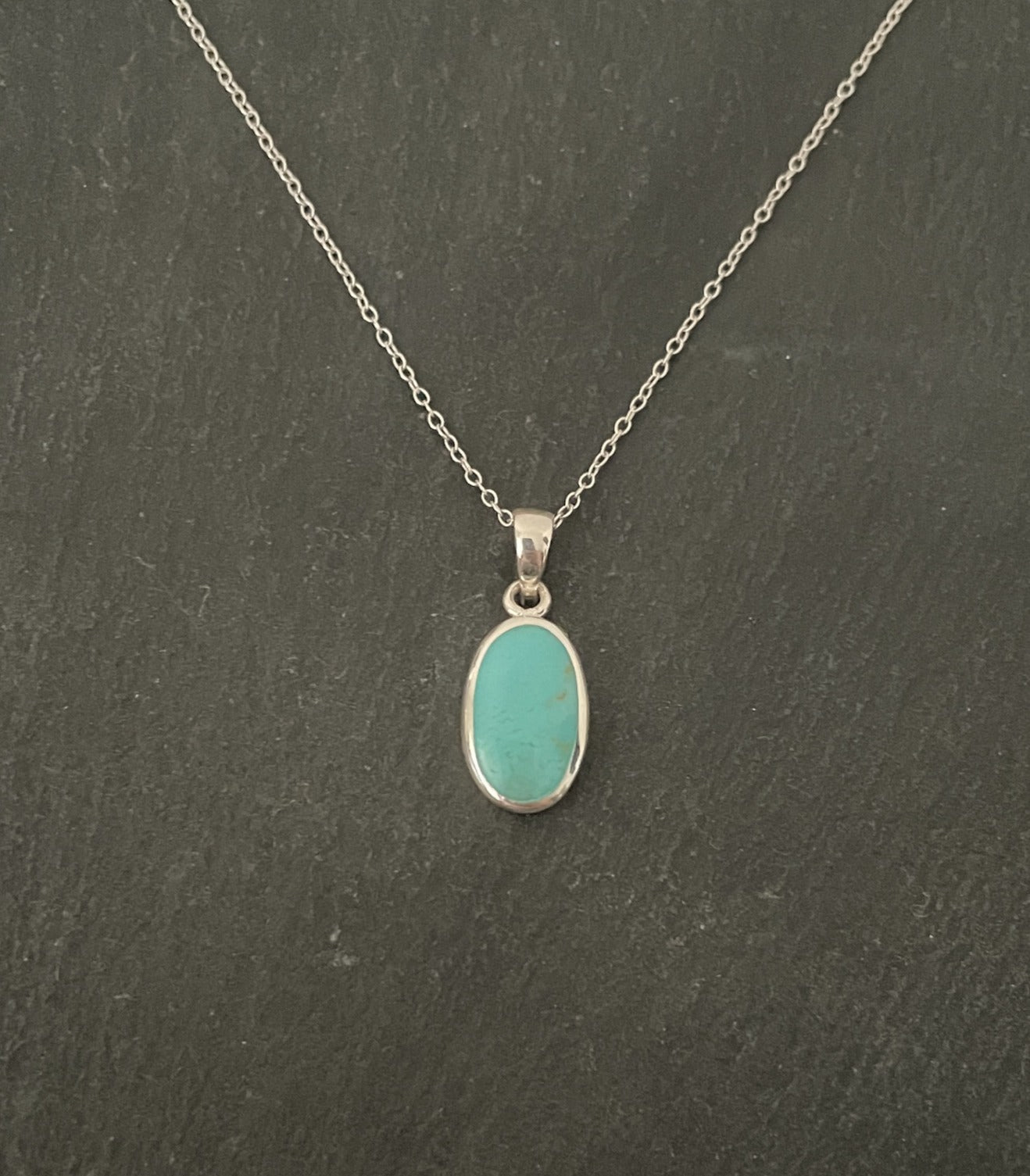 Turquoise Oval Pendant image 0